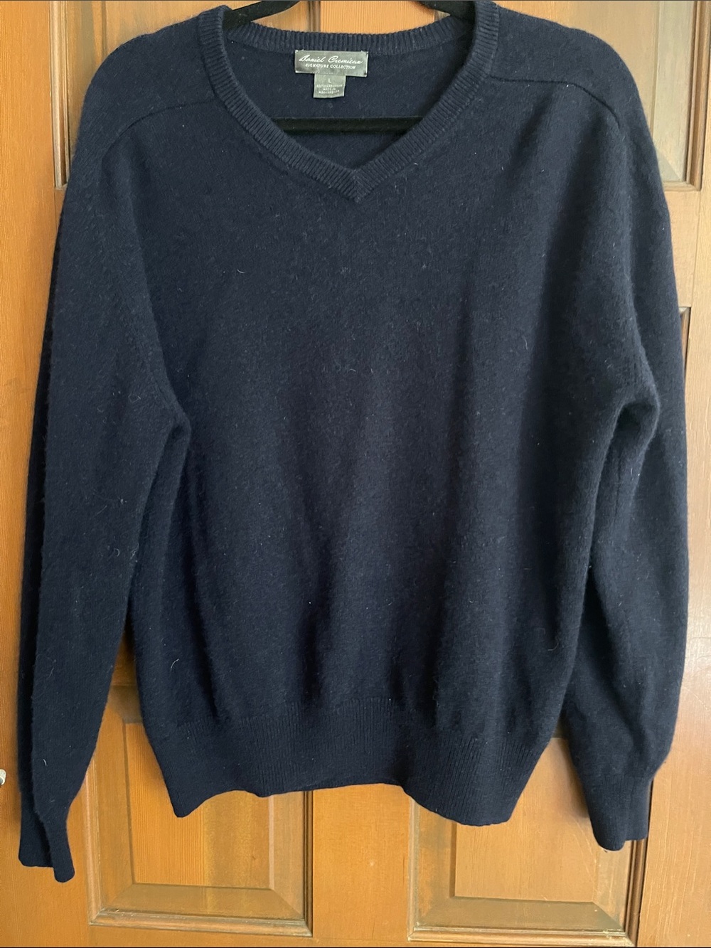 Daniel Cremieux Men's Navy V-Neck Sweater
